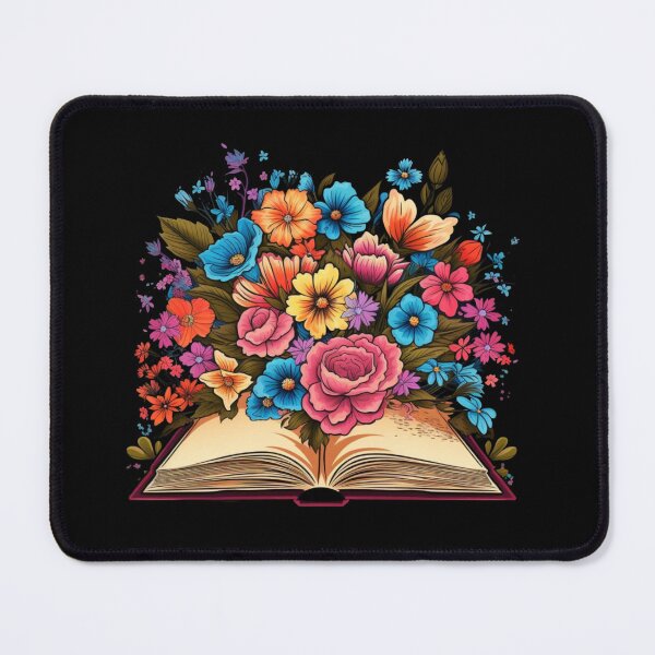 Item preview, Open Book with Wild Flowers Book Aesthetic designed and sold by ArtFromBeyond.
