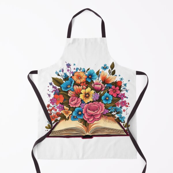 Item preview, Open Book with Wild Flowers Book Aesthetic designed and sold by ArtFromBeyond.