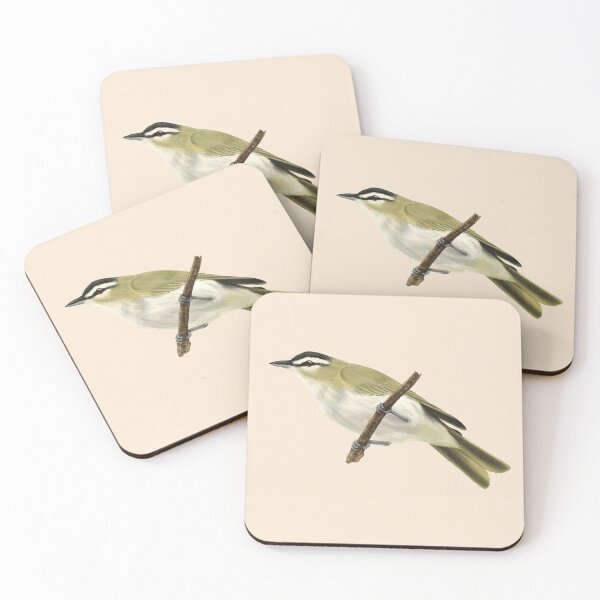 Item preview, Red Eyed Vireo Bird Standing in a Tree designed and sold by Nick Garnhart.