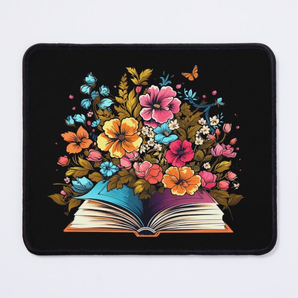 Item preview, Open Book with Wild Flowers Book Aesthetic designed and sold by ArtFromBeyond.