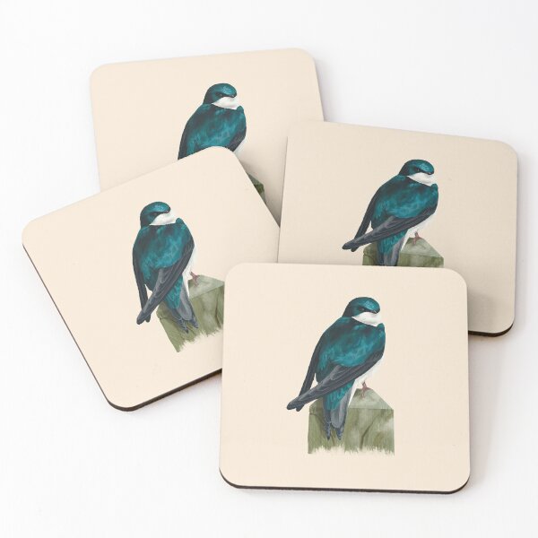 Item preview, Tree Swallow Bird on a Fence Post designed and sold by Nick Garnhart.