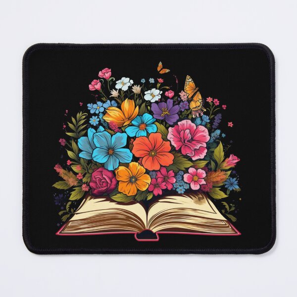 Item preview, Open Book with Wild Flowers Book Aesthetic designed and sold by ArtFromBeyond.
