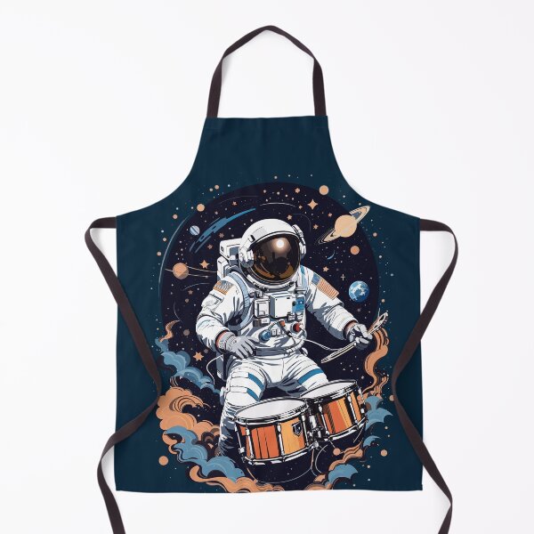 Item preview, Astronaut Playing Drums designed and sold by dooubleX.