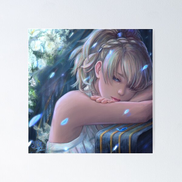 Vista previa del artículo con la obra «Final Fantasy XV - Lunafreya», diseñado y vendido por Dice9633.