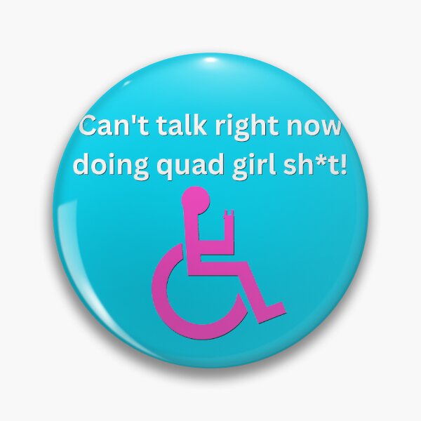 Item preview, Can't Talk Right Now Funny Wheelchair Disability Humor designed and sold by ttuniques.