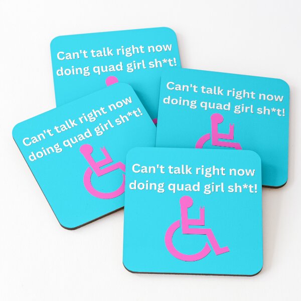 Item preview, Can't Talk Right Now Funny Wheelchair Disability Humor designed and sold by ttuniques.