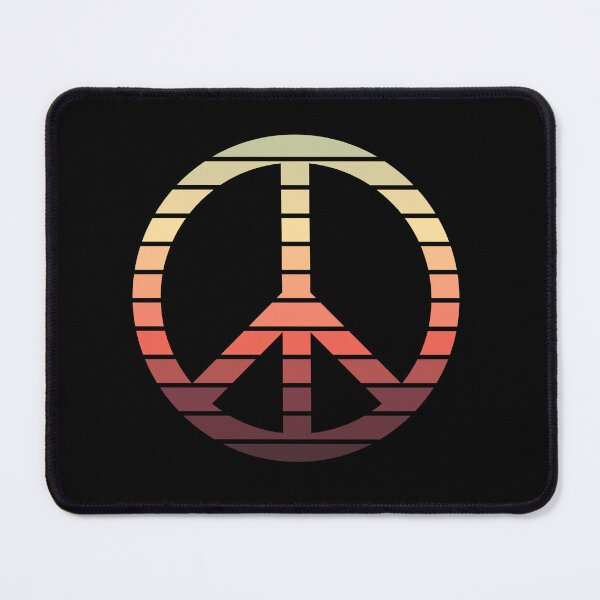 Item preview, Peace Retro Colours designed and sold by PrintWizardArt.