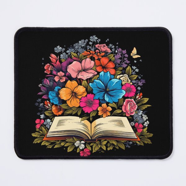 Item preview, Open Book with Wild Flowers Book Aesthetic designed and sold by ArtFromBeyond.
