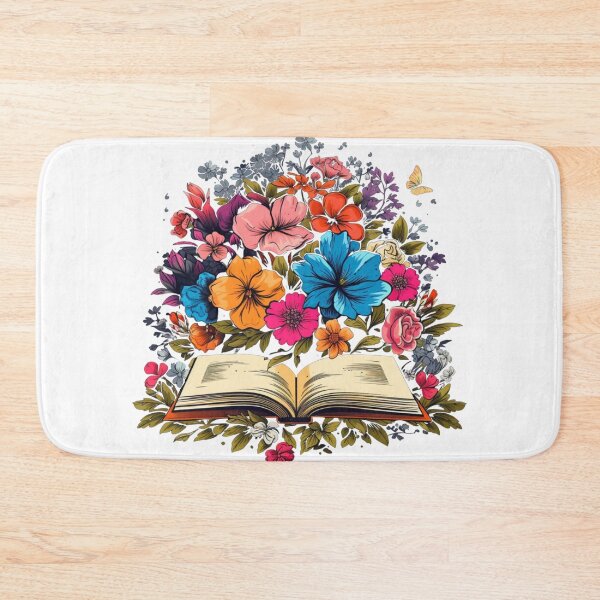 Item preview, Open Book with Wild Flowers Book Aesthetic designed and sold by ArtFromBeyond.