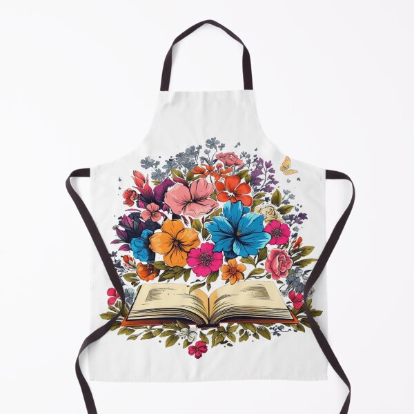 Item preview, Open Book with Wild Flowers Book Aesthetic designed and sold by ArtFromBeyond.