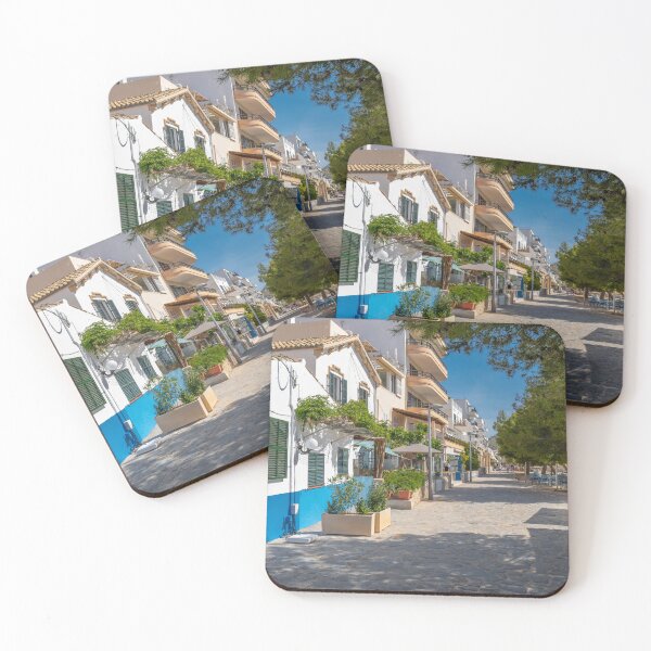 Item preview, Puerto Pollensa Side Streets Mallorca designed and sold by GG WALL ART.