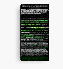 Eagles Jason Kelce Speech Canvas Print