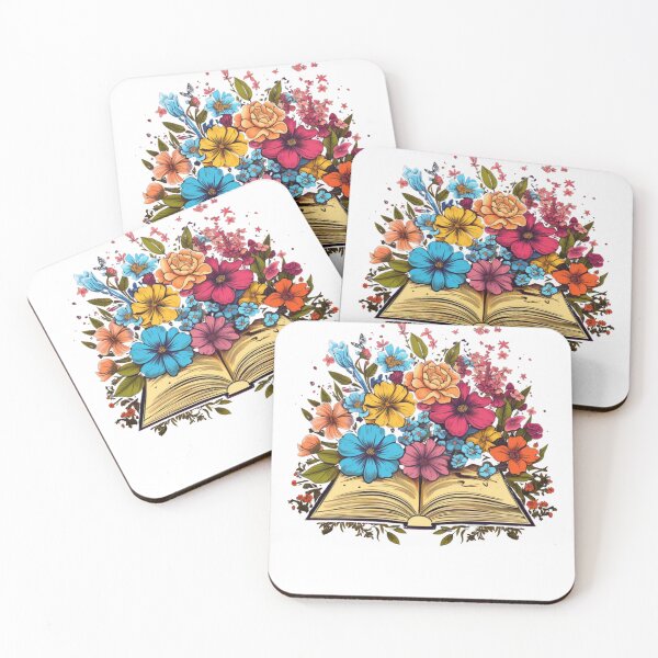 Item preview, Book with Wild Flowers Book Aesthetic designed and sold by ArtFromBeyond.