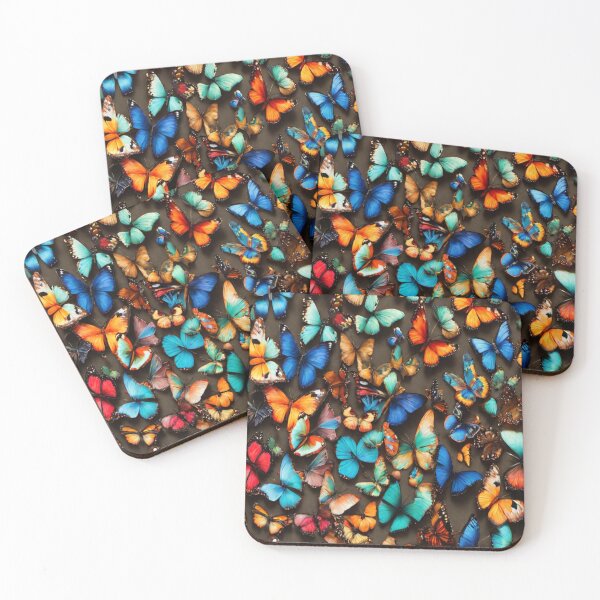 Item preview, multi color butterfly texture pattern  designed and sold by Md Rashid  Hasan.