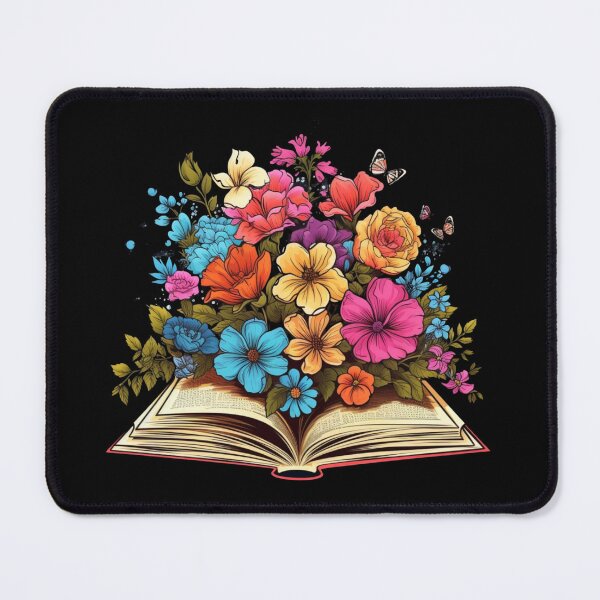 Item preview, Open Book with Wild Flowers Book Aesthetic designed and sold by ArtFromBeyond.