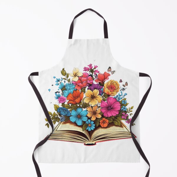 Item preview, Open Book with Wild Flowers Book Aesthetic designed and sold by ArtFromBeyond.