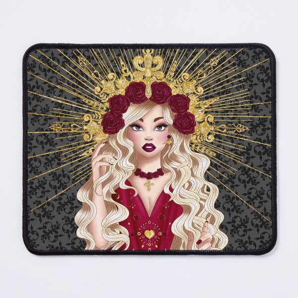 Item preview, Queen with roses - Square designed and sold by Mjs-Things.