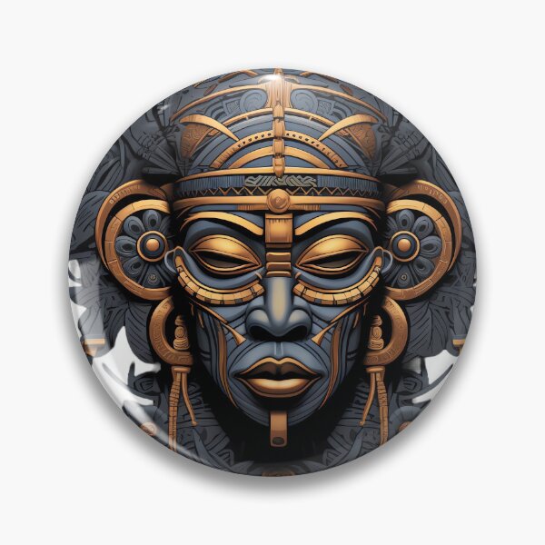 Item preview, indigenous art portrait of a man designed and sold by CaipiAttire.