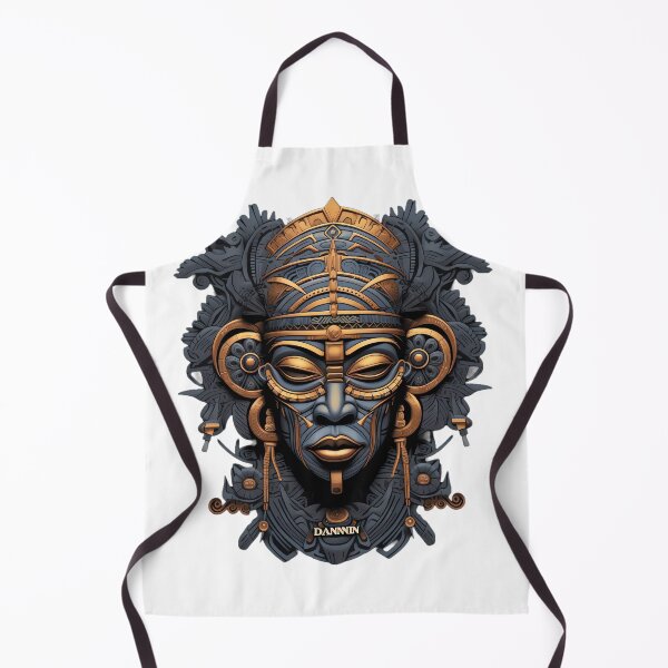 Item preview, indigenous art portrait of a man designed and sold by CaipiAttire.