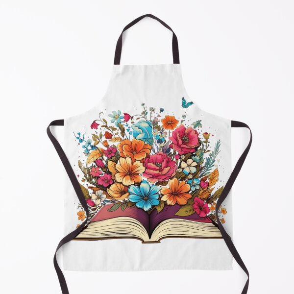 Item preview, Open Book with Wild Flowers Book Aesthetic designed and sold by ArtFromBeyond.