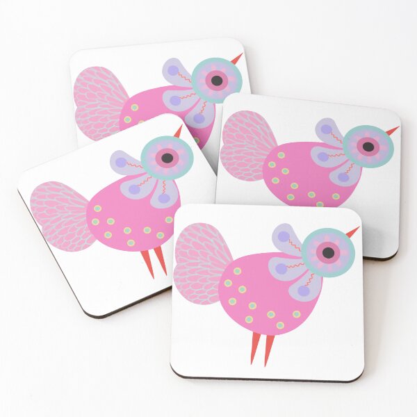 Item preview, Bird minimal colorful love story designed and sold by WawaArtsWork.