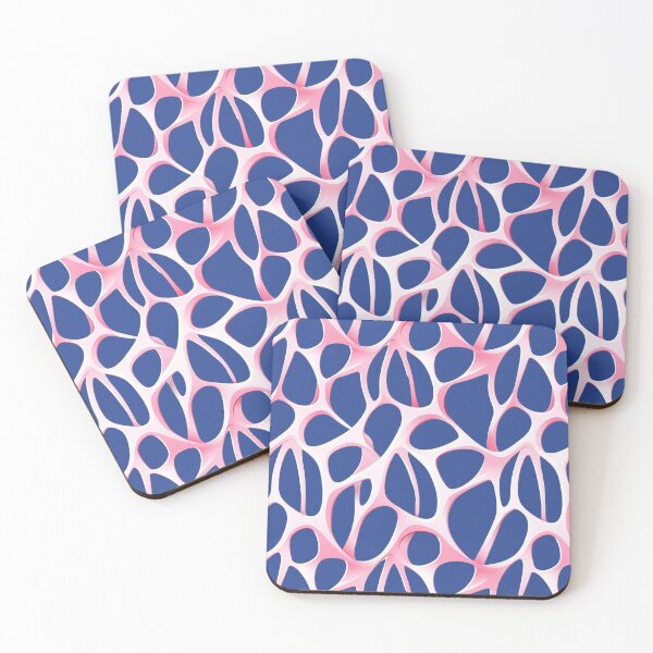 Item preview, Pink Blue Pattern designed and sold by Hibiskusmond.