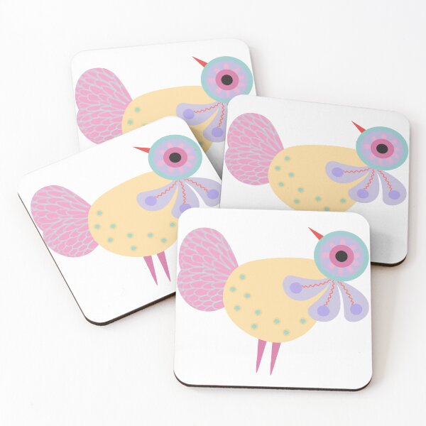 Item preview, Bird minimal colorful love story designed and sold by WawaArtsWork.
