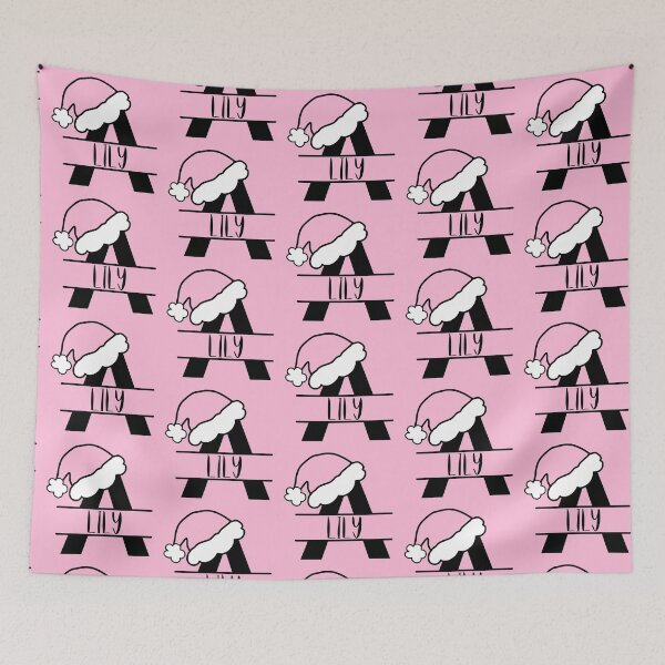 Item preview, Personalized Pink Santa Hat Monogram - Lily designed and sold by MysticMagpie.