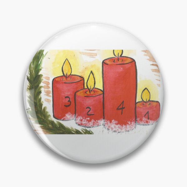 Item preview, Red advent candles designed and sold by Anmioma.