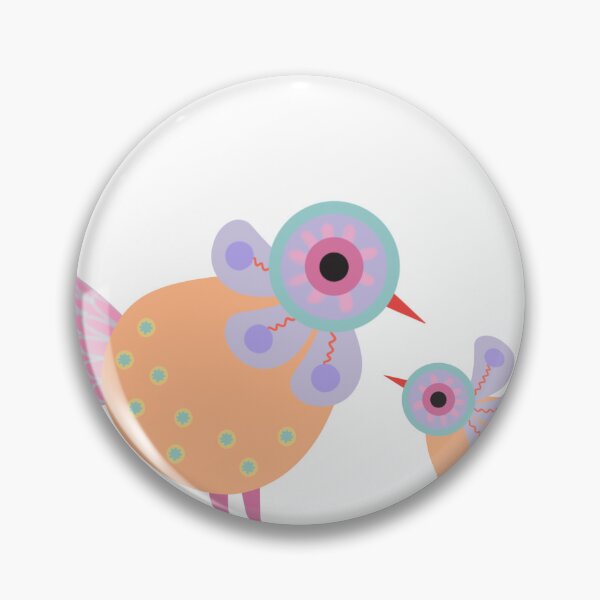 Item preview, Bird minimal colorful love story designed and sold by WawaArtsWork.