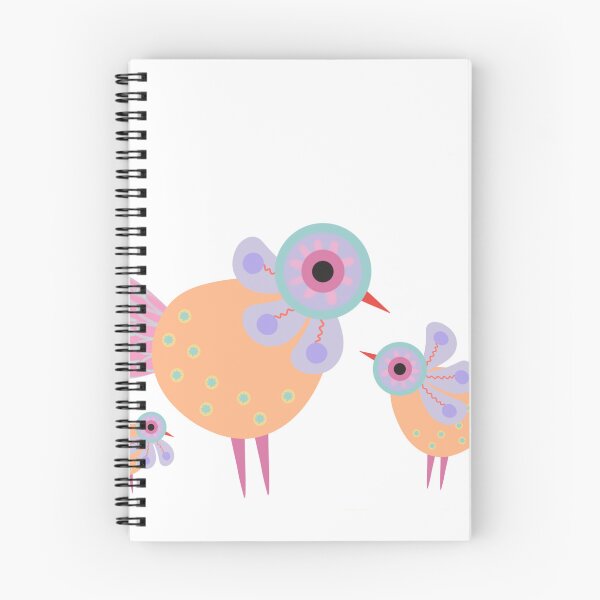 Item preview, Bird minimal colorful love story designed and sold by WawaArtsWork.