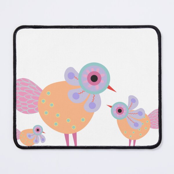 Item preview, Bird minimal colorful love story designed and sold by WawaArtsWork.
