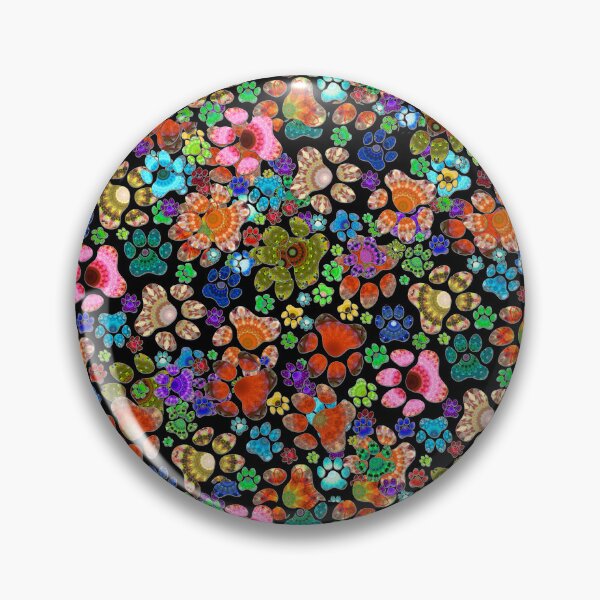 Item preview, Colorful Pretty Paws Pets Art designed and sold by Sharon Cummings Art.