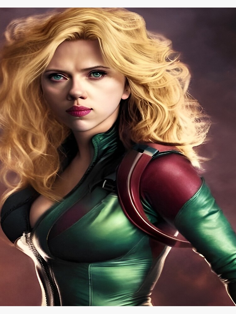Scarlett Johansson 8x10 SIGNED REPRINT Poster Black Widow Marvel