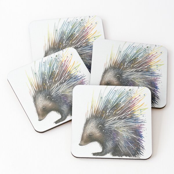 Item preview, Porcupine Watercolor Painting  designed and sold by cotoprints.
