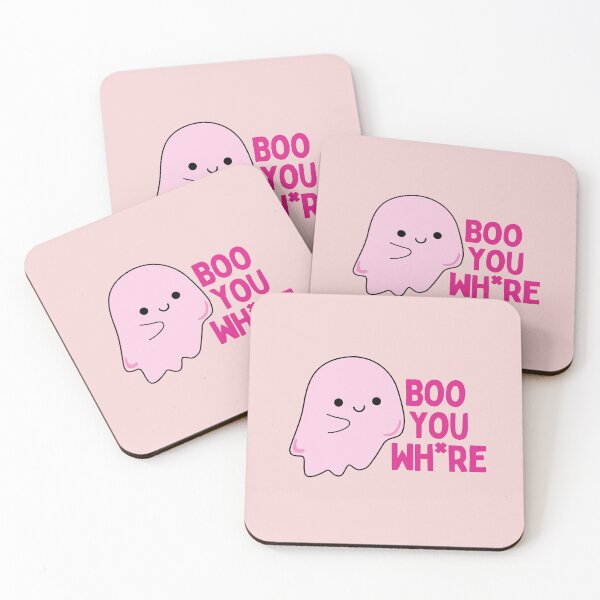 Item preview, Boo you Whre Mean Girls Pink Doll Halloween Spooky Girly Ghosts  designed and sold by niftycitrus.