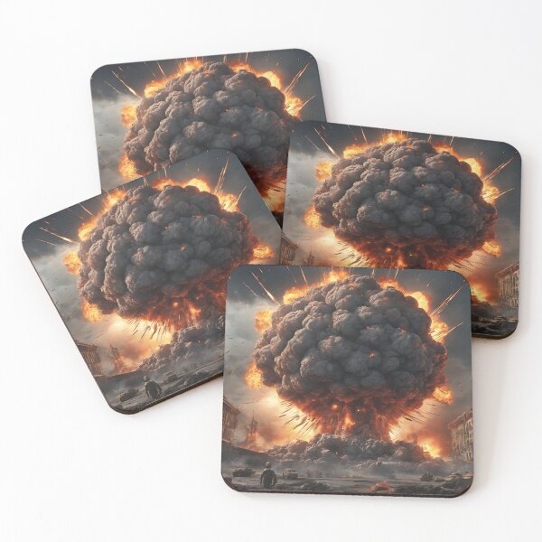 Item preview, Atomic Bomb Explosion in the City designed and sold by Design-Illusi0n.