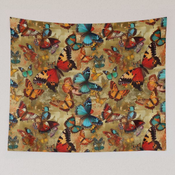 Item preview, Embrace the Beauty of Bold Colors with Butterfly Prints designed and sold by AdiRemba.