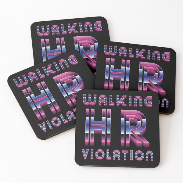 Item preview, Walking Hr Violation - 80s Neon designed and sold by Whimsical  Thinker.