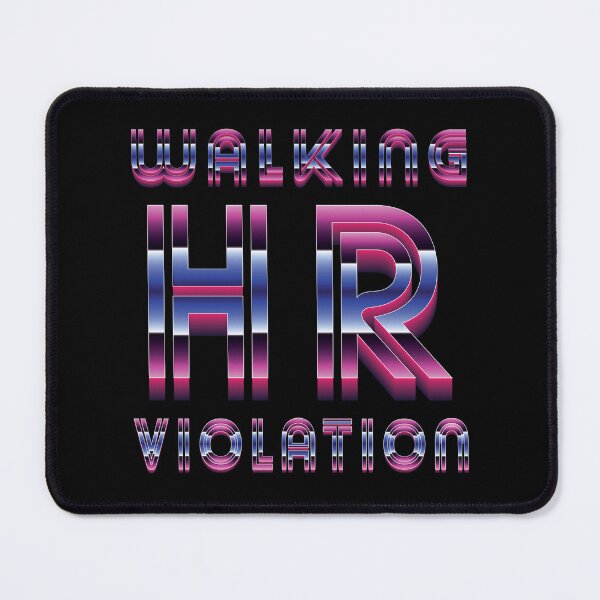 Item preview, Walking Hr Violation - 80s Neon designed and sold by Whimsical  Thinker.