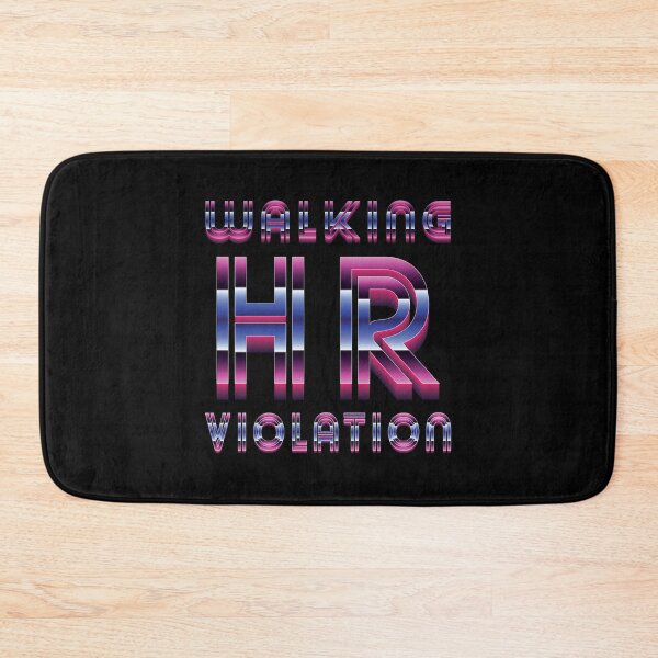 Item preview, Walking Hr Violation - 80s Neon designed and sold by Whimsical  Thinker.