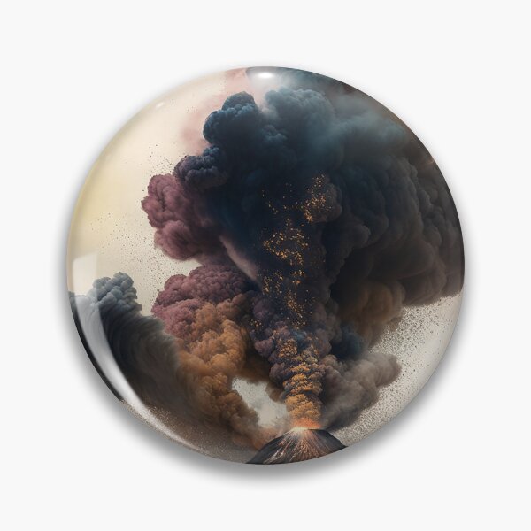 Item preview, A painting, an active Volcano designed and sold by SimpleWallArt.