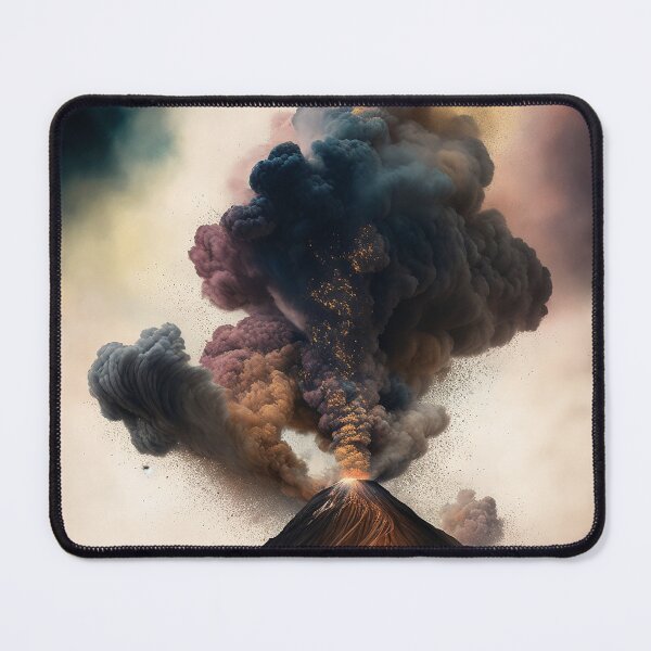 Item preview, A painting, an active Volcano designed and sold by SimpleWallArt.