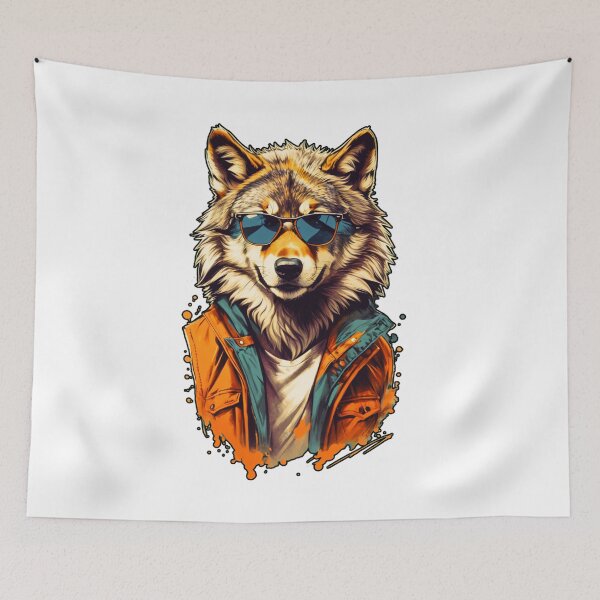 Item preview, Urban Alpha - Contemporary Wolf designed and sold by irosh madushan.