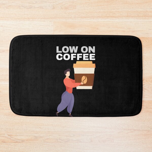 Item preview, Low On Coffee Social Battery designed and sold by ArtFromBeyond.