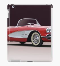 1958 Chevrolet Corvette Convertible 'Studio I' iPad Case/Skin