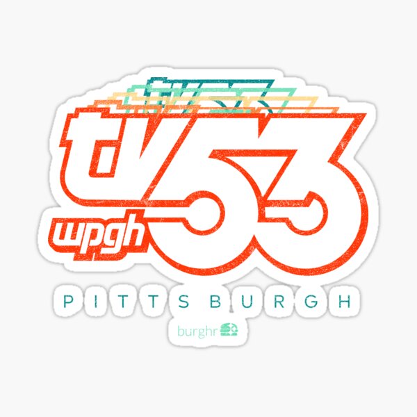 Vista previa del artículo con la obra «WPGH-TV 53 | pittsburgh», diseñado y vendido por burghr.