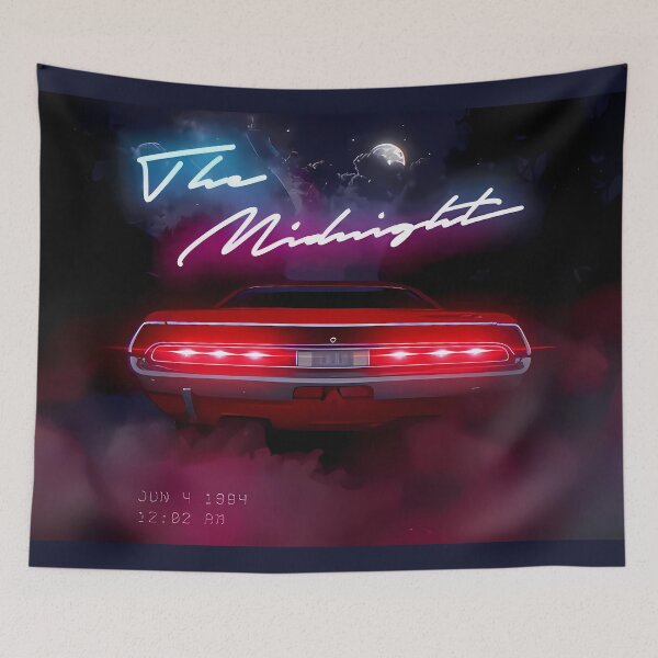 Item preview, The Midnight - Days of Thunder Cover designed and sold by FiveFifteen.