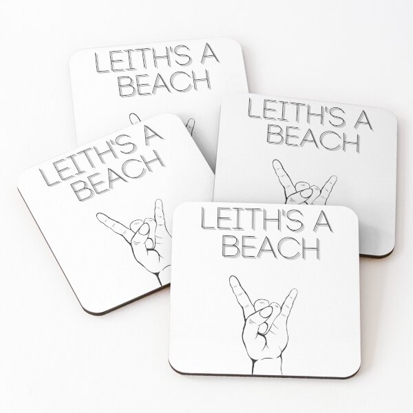 Item preview, Leith's a Beach (black and white) designed and sold by Edinburgh Reviews.