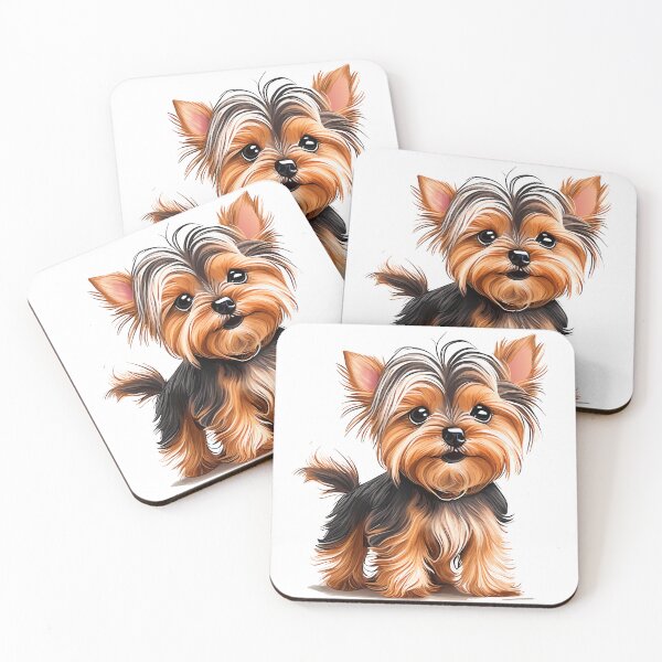 Item preview, Cute Dogs, Silky-terrier, Room Decor, Set of Art Prints, Puppies Art, Art Prints, designed and sold by ArchieDid.